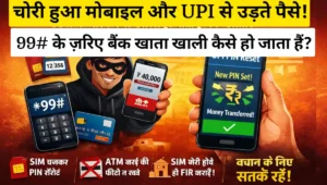 आपका मोबाइल चोरी हो जाए तो बैंक को तुरंत सूचित करें, वरना चोर UPI से ऐसे पैसा निकाल लेते हैं आपका मोबाइल चोरी हो जाए तो बैंक को तुरंत सूचित करें, वरना चोर UPI से ऐसे पैसा निकाल लेते हैं