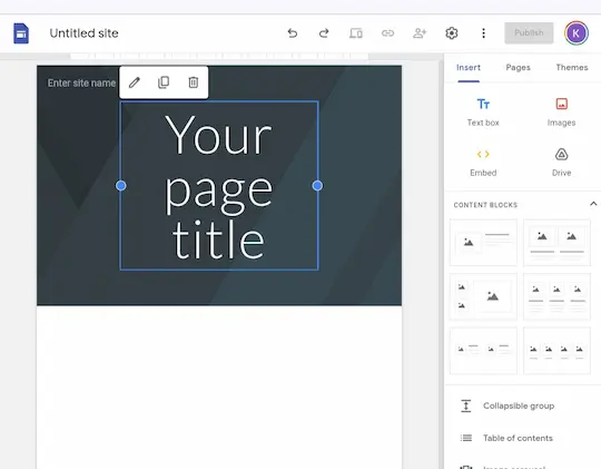 Google Par Apni Website Kaise Banaye Free Me (Step By Step Guide 2026) 8 Design Header Type page