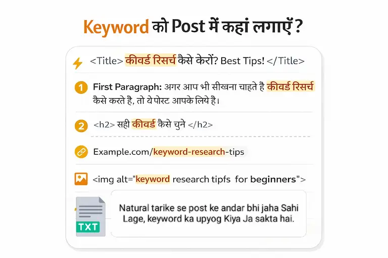post mein natural keyword use example image