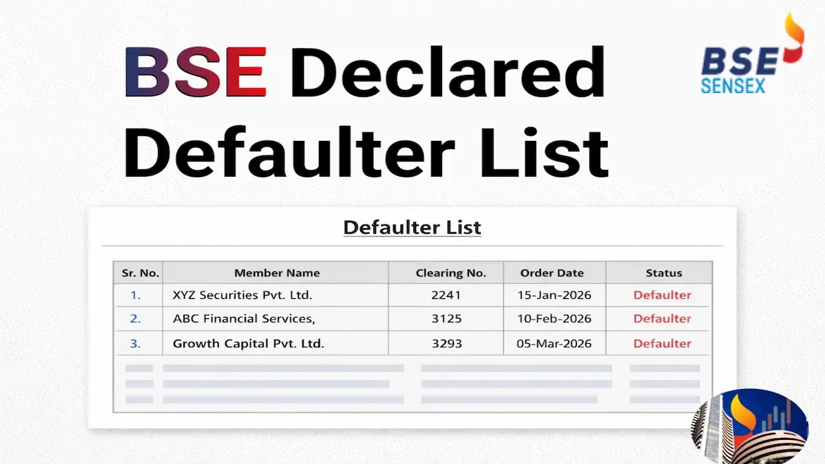 BSE Declared Defaulter List 2026 (ताज़ा लिस्ट) तुरंत ऐसे Check करें
