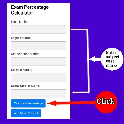 marks enter kaise kare calculator me