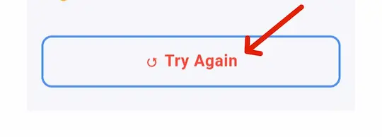 Try Again (फिर से टेस्ट करें)