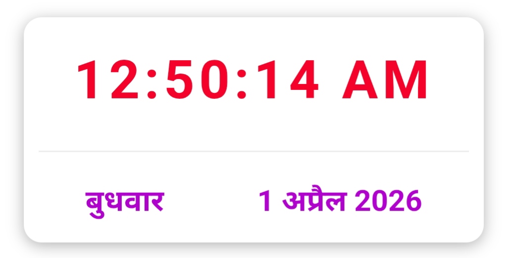 अभी टाइम क्या हुआ है कैसे जानू