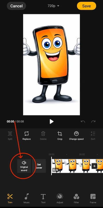 OnePlus Nord 2T Mein Bina Third Party App Ke Video Editing Kaise Kare? 8 video ka sound kaise remove kare