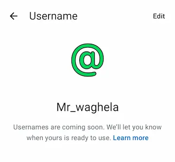 WhatsApp Username Reservation क्या है और Username Reserve कैसे करें? (Step by Step) 5 Reserve username interface image