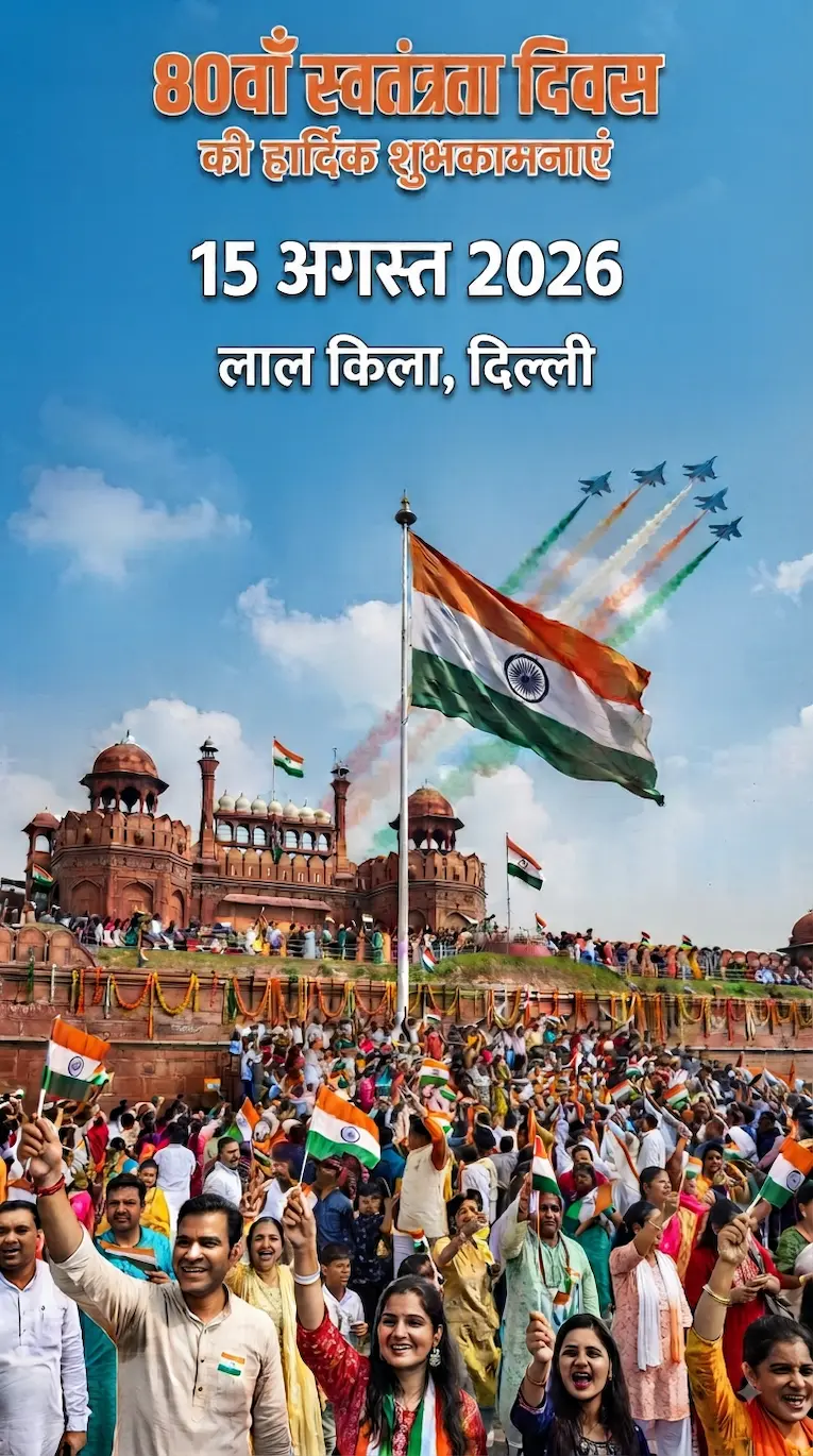 15 अगस्त के लिए AI Prompts से Speech और Slogan कैसे बनाएं? 3 Proud Moments of India's 80th Independence Day Celebration at the red fort