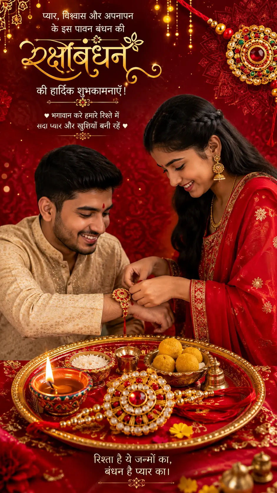 Raksha bandhan ki photo banane Ke Liye Prompt Me Kya Likhe?