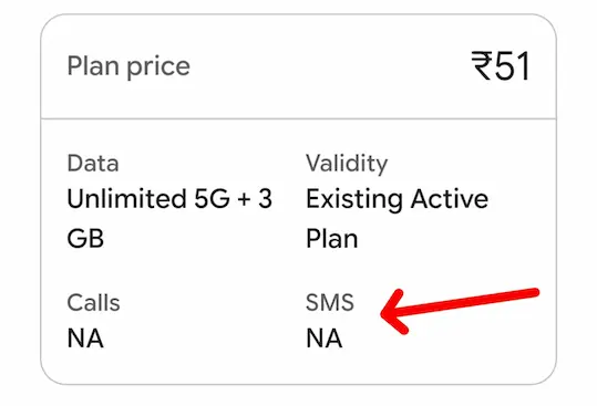 SMS Na ka matlab